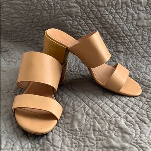 Madewell The Kiera Mule Sandal- Beige